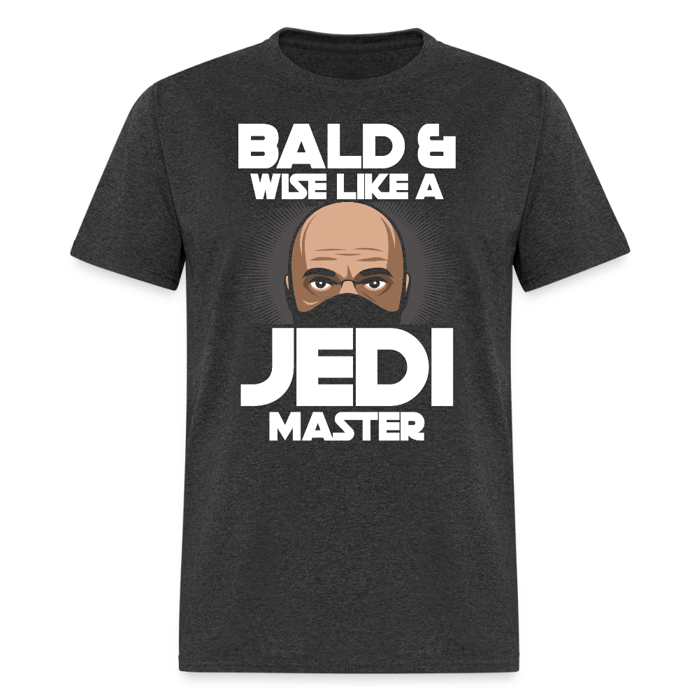Bald & Wise Like a Jedi Master T Shirt - heather black