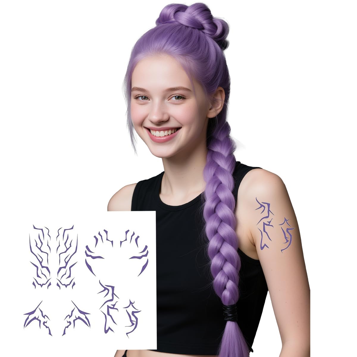 Vibrant Purple Tattoo Expressions™