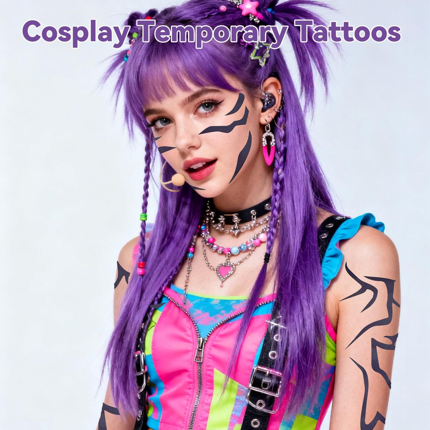Vibrant Purple Tattoo Expressions™