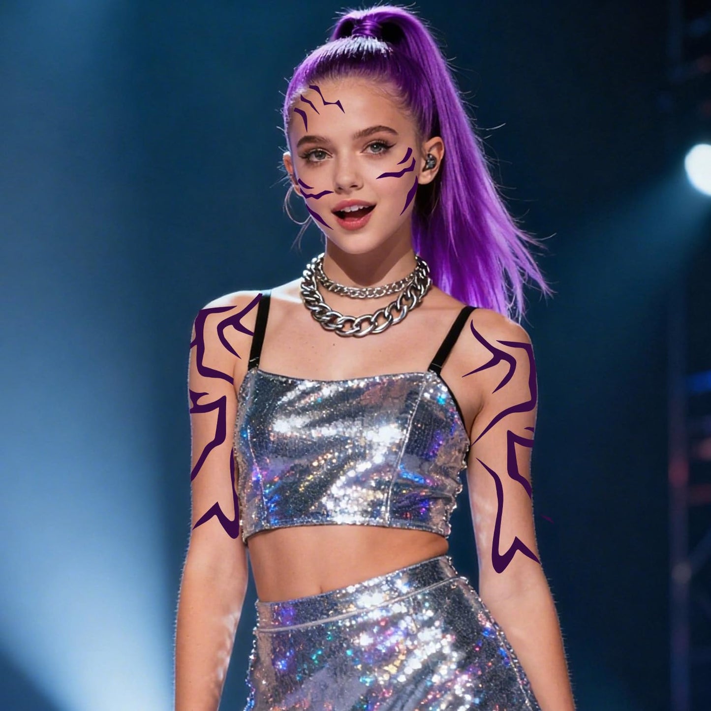 Vibrant Purple Tattoo Expressions™