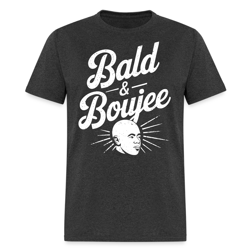 Bald & Boujee T Shirt - heather black