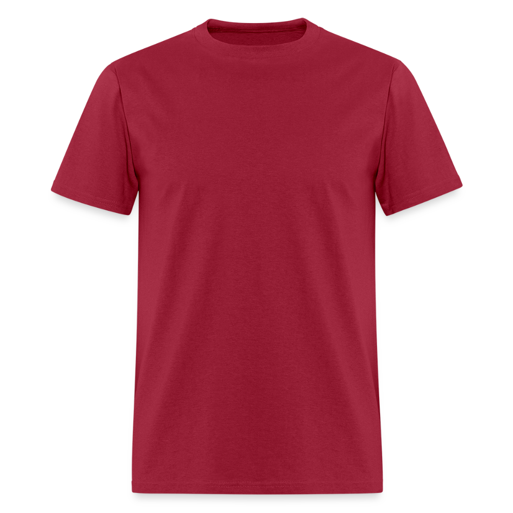 Bald Is The New Sexy Ask Your Mom Back Print T Shirt - dark red